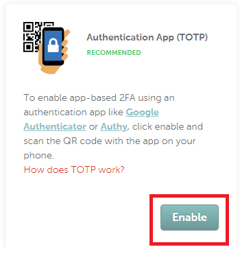 টিওটিপি authentication